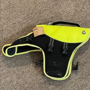 H2O4K9 Black and Yellow Dog life vest